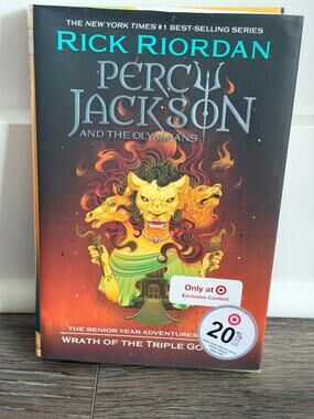 Percy Jackson Wrath of the Triple Goddess Target Exclusive Hardcover Riordan